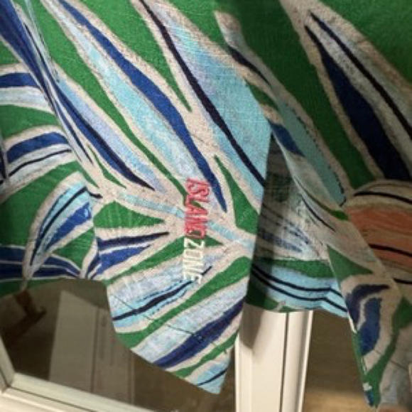 Tommy Bahama IslandZone Iris Oasis Camp Shirt - Emerald Grass SZ XXXL NWT - Picture 8 of 10